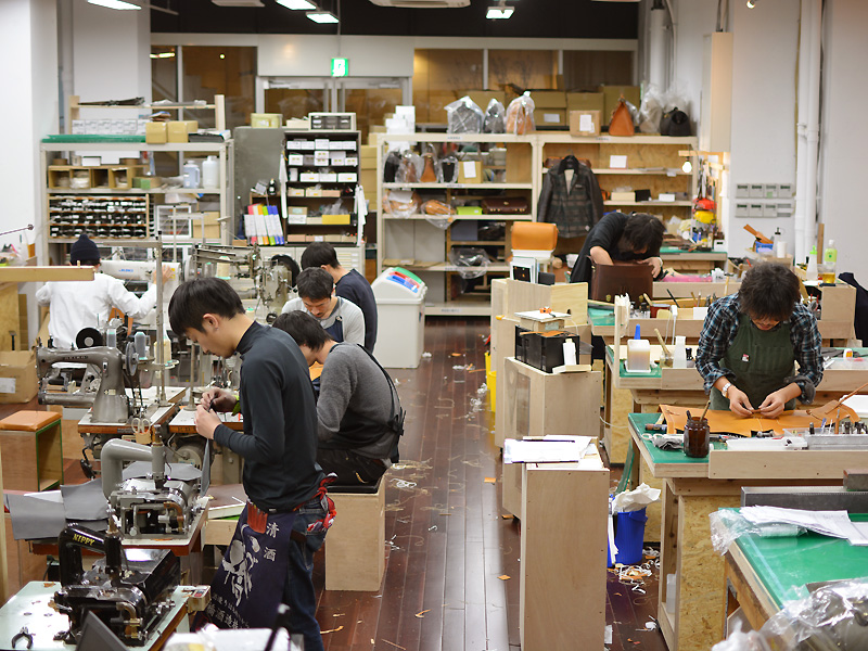 本店工房の様子