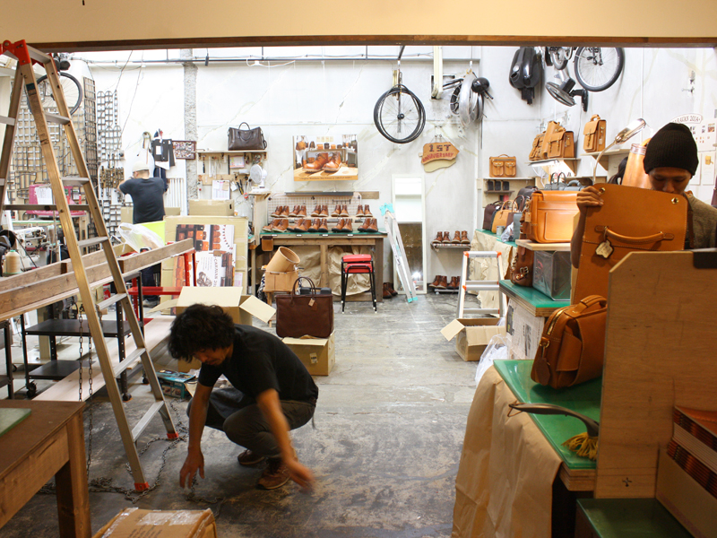 並べる作業
