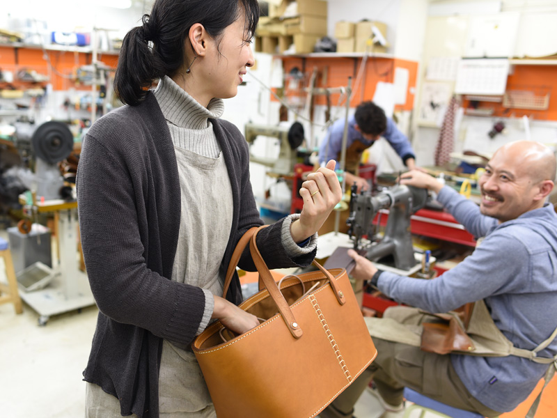 小さいサイズの巾着鞄
