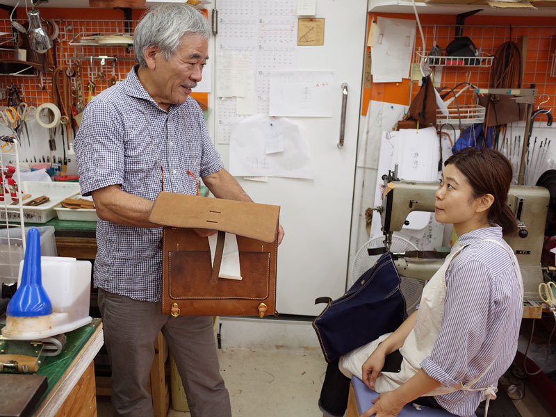 創業者の近藤と作り手のムネカタ