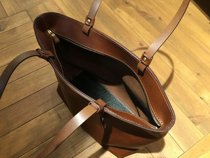 試作のトートバッグ 中身