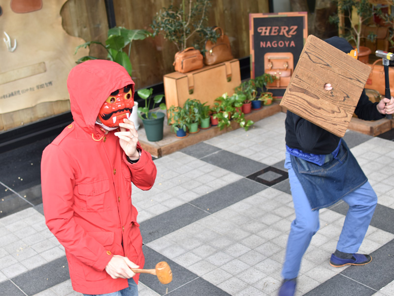 おまけ 名古屋店豆まきの様子その2