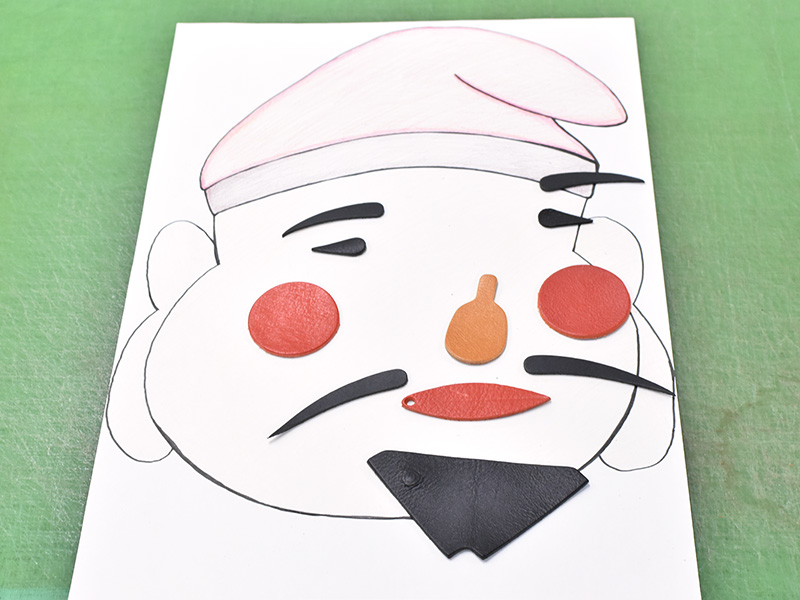 セイジが作った福笑い