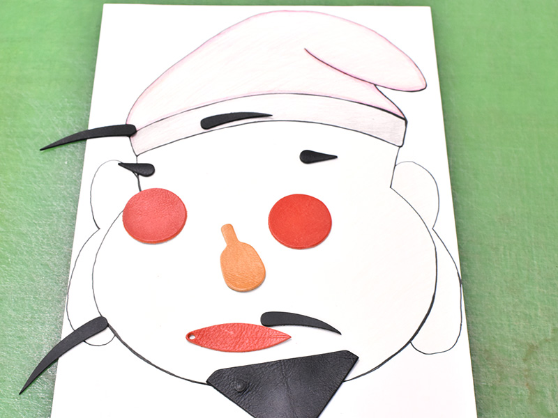 野元が作った福笑い