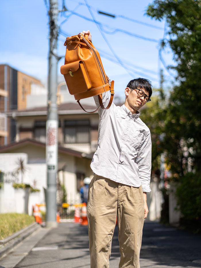ボンリュック メンズ着用4